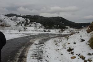 La commune de  Bougara sous la neige