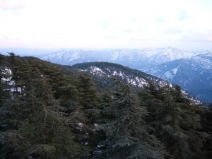 Montagne sous la neige