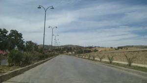 RN 01vers Médéa Médéa et le parc national de Chrea