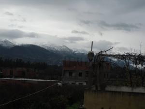 Premières neiges sur la commune de Larbaa (Wilaya de Blida)