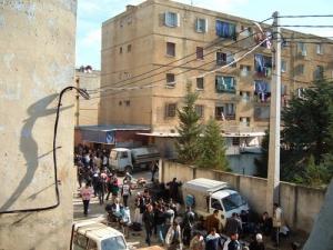 LA route du Marché à Blida