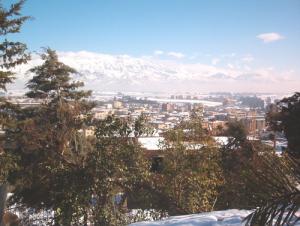 Bouira un jour de neige