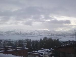 Neige sus la commune de Bir Ghbalou