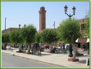 Allée principale de la petite ville d'El Kerma