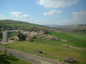 Chantier Pont autoroute Est/Ouest