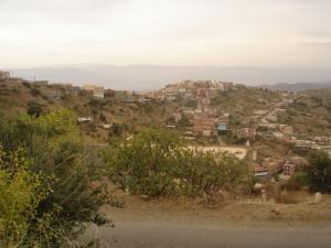 Vue du village de Takerboust