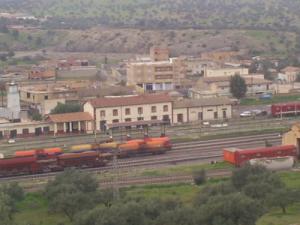 Gare des chemins de fer à Beni Mansour