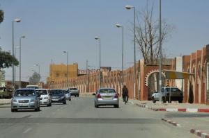 Allée principale à Tamanrasset