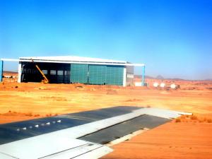 Décollage de l'aéroport de Tamanrasset