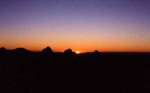 Coucher de Soleil sur Tamanrasset