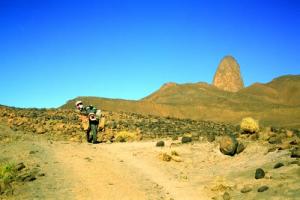 Paysage désertique à Tamanrasset