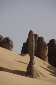 Formations de grès du troisième « château » de Tin Akacheker