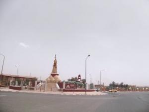 Rond point à Tamanraset