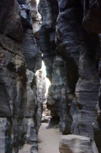 Dans le cañon de l'oued Hartes