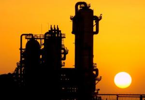 Coucher de Soleil sur la Station de Gaz de In Salah