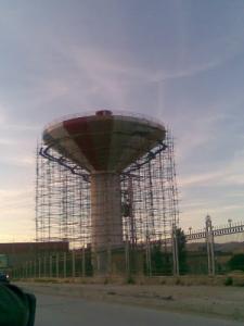 Un Château d'eau à Tébéssa