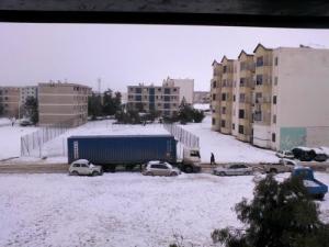 Tébéssa sous la neige