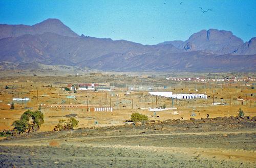 Vue sur Tamanrasset en 1981