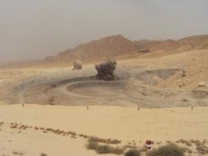 Exploitation du Phosphate avec l'Explosif