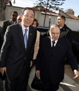 الأمين العام للأمم المتحدة في زيارة رسمية للجزائر