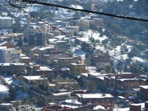 La ville de Souk el Tenine sous la neige