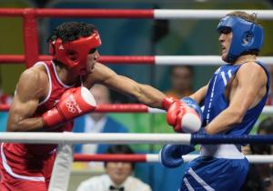 الملاكم الجزائري عبد الحفيظ بن شابلة في الألعاب الأولمبية 2008