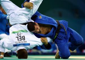 المصارع الجزائري في الجيدو  عمار مريجة  خلال الألعاب الأولمبية 2008