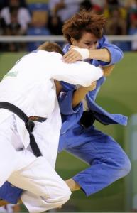 المصارعة الجزائرية في الجيدو  رشيدة وردان  خلال الألعاب الأولمبية 2008