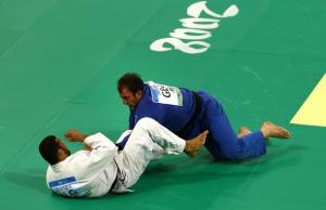 المصارع الجزائري في الجيدو  عمار بن يخلف  خلال الألعاب الأولمبية 2008