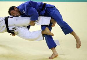 المصارع الجزائري في الجيدو  عمار بن يخلف  خلال الألعاب الأولمبية 2008