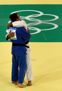 المصارع الجزائري في الجيدو  عمار بن يخلف  خلال الألعاب الأولمبية 2008