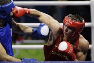 الملاكم الجزائري  نوفل وطاح  خلال الألعاب الأولمبية 2008