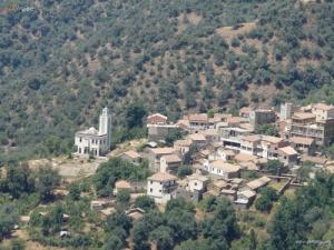 Vue sur la village d'Ikhlidjene (Wilaya de Tizi ouzou)