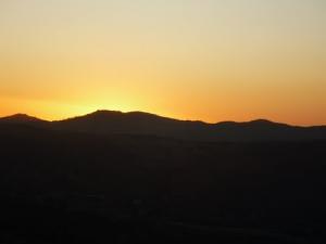 Coucher de soleil sur Ait-Ouchene