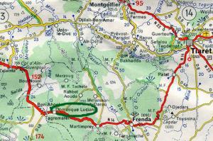 خريطة بلدية تاخمارت