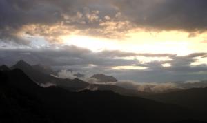 La Chaîne du Djurdjura depuis Akaoudj