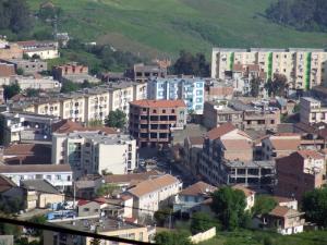 Vue de Mekla à partir du village  Mesloub