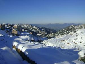 La commune de Larbaa Nath Irathen sous la neige