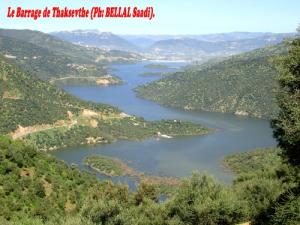 Vue sur le barrage de Taksebt (Wilaya de Tizi ouzou)