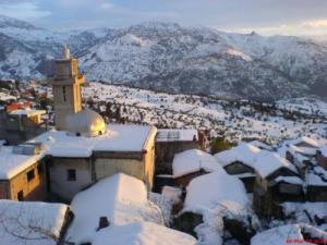 Minaret de la mosquée du village d'Ihitoussene