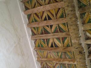 السقف المنقوش للزاوية التيجانية