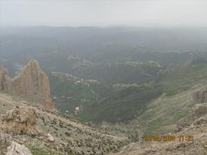 Vue a partir de la Main du juif des villages de Tizi ouzou
