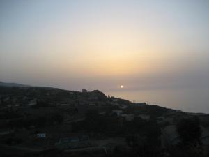 Couche de Soleil sur la côte de Tizi ouzou