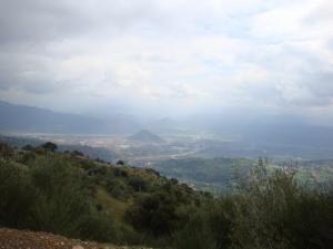 Vue sur Akbou depuis Tizi ouzou