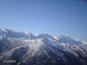 Les sommets du Djurdjura Enneigé