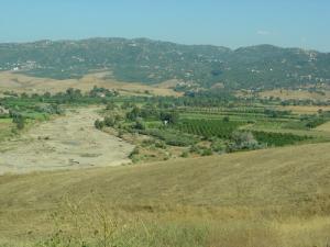 Vue sur la commune de Tirmitine