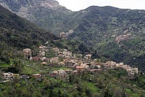 Vue d'ensemble sur le village de Zoubga (Périphérie de Tizi ouzou)