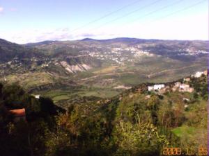 Vue sur le village de Menaam (Wilaya de Tizi ouzou)