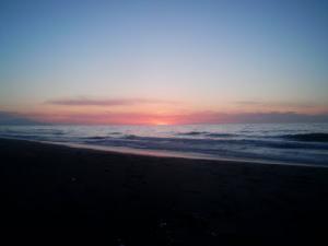 Coucher de Soleil sur la Plage Douaouda