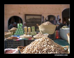 محلات الفول السوداني بسوق مدينة غرداية